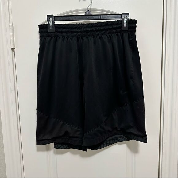 Nike Dri-Fit Black Elite Men’s Athletic Basketball Gym Shorts Size Large - Picture 2 of 6
